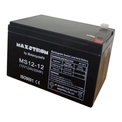 maxstrom battery vrla 12v 12ah deep cyle